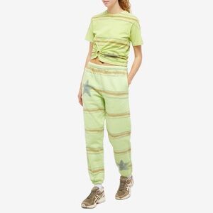 Collina Strada Low Ring T-Shirt in Lime Stripe Star